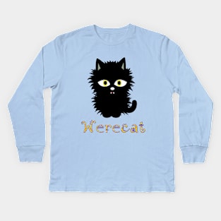 Werecat Kids Long Sleeve T-Shirt